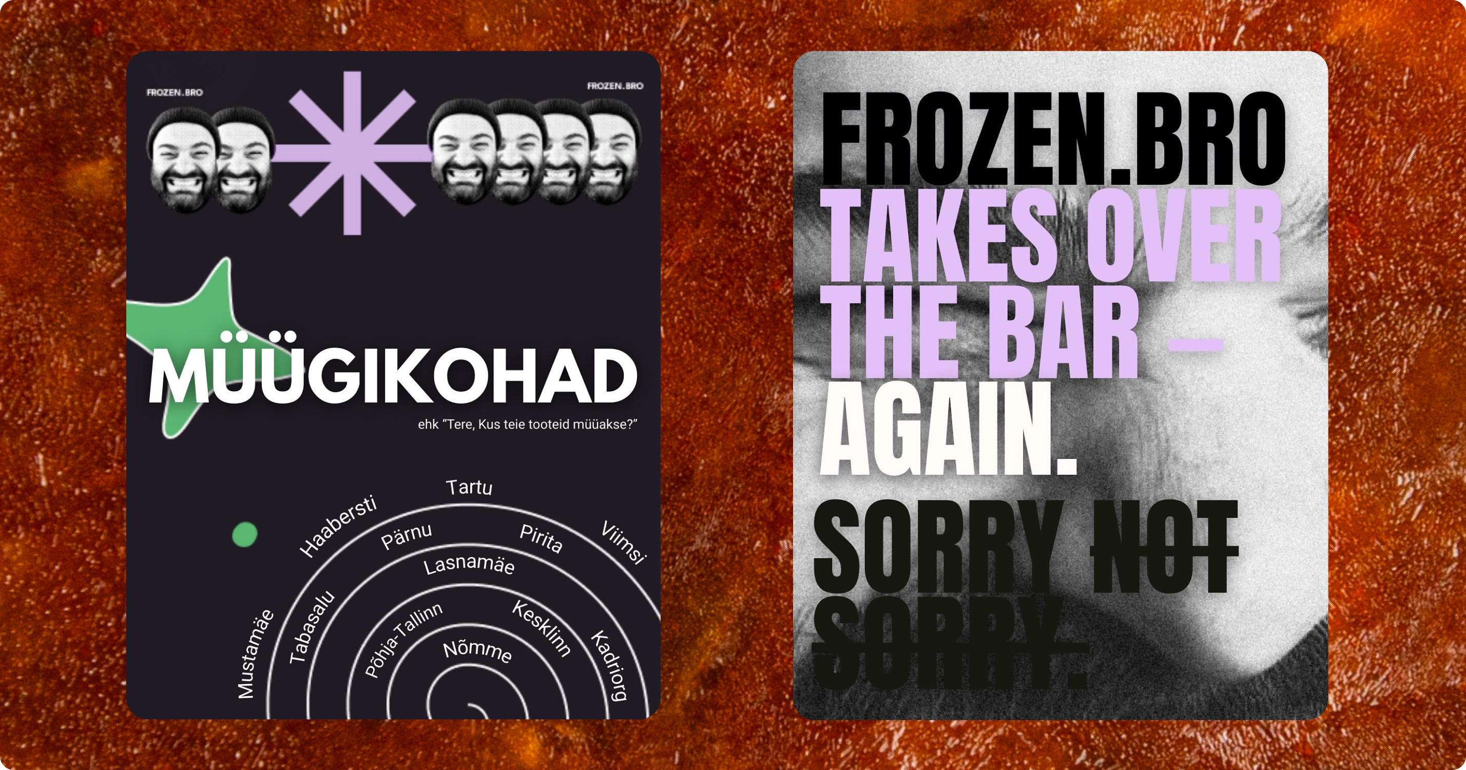 Frozen Bro visual identity 9